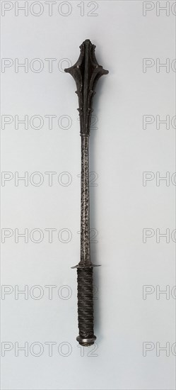 Mace, 1470/1500, German, Germany, Iron and brass, L. 50.8 cm (20 in.)