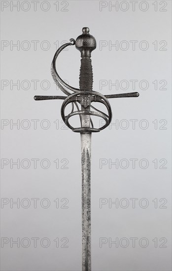 Rapier, c. 1610/20, Western European, Europe, western, Steel and silver, Overall L. 135 cm (53 1/8 in.)