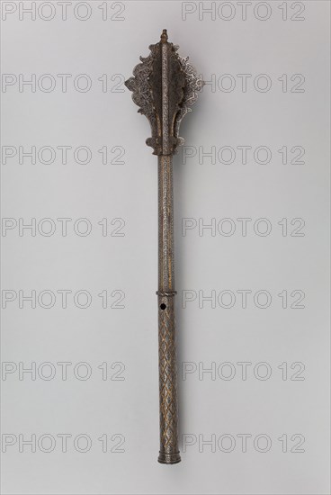 Mace, 1550, German, Germany, Iron and gilding, L. 60 cm (23 5/8 in.)