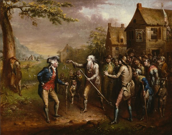 Rip Van Winkle, 1829, John Quidor, American, 1801–1881, United States, Oil on canvas, 69.9 × 87.3 cm (27 1/2 × 34 3/8 in.)