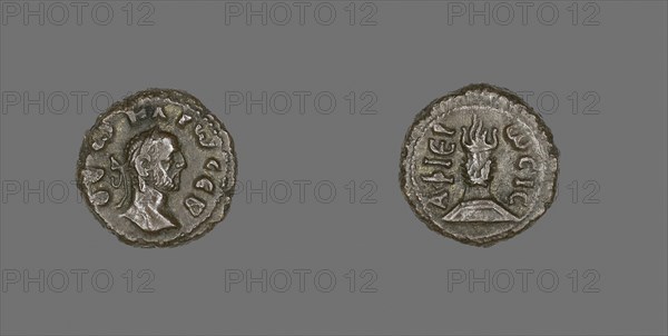 Coin Portraying Emperor Carus, AD 282/283, Roman, minted in Alexandria, Egypt, Roman Empire, Billon, Diam. 2 cm, 7.71 g