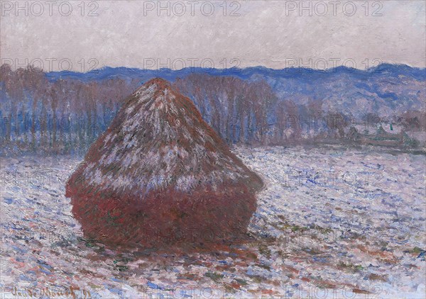 Stack of Wheat, 1890/91, Claude Monet, French, 1840-1926, France, Oil on canvas, 65.8 × 92.3 cm (25 15/16 × 36 3/8 in.)
