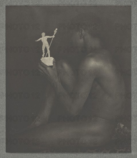 Ebony and Ivory, 1897, F. Holland Day, American, 1864-1933, United States, Photogravure, No. 8 from the portfolio "American Pictorial Photography, Series I" (1899), edition 146/150, 16.8 x 14.4 cm (image/paper), 38 x 28 cm (hinged paper)