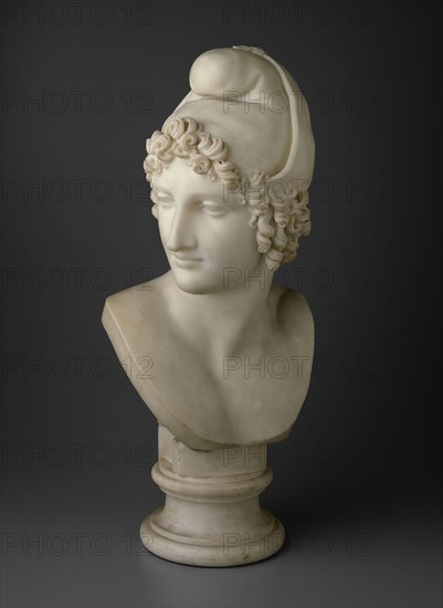 Bust of Paris, 1809, Antonio Canova, Italian, 1757-1822, Italy, Marble, H. 66 cm (26 in.)