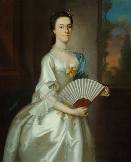 Abigail Chesebrough (Mrs. Alexander Grant), 1754, Joseph Blackburn, American, born England, active 1752, c.1778, United States, Oil on canvas, 127.6 × 101.5 cm (50 × 40 in.)