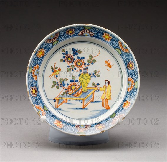 Dish, Early 18th century, Netherlands, Delft, Delft, Tin-glazed earthenware (Delftware), Diam. 16.3 cm (6 3/8 in.)