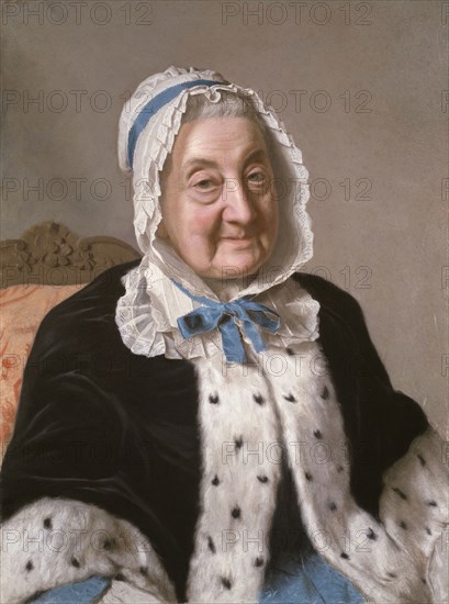 Portrait of Marthe Marie Tronchin, 1758/61, Jean-Etienne Liotard, Swiss, 1702-1789, Switzerland, Pastel on vellum, 610 × 470 mm
