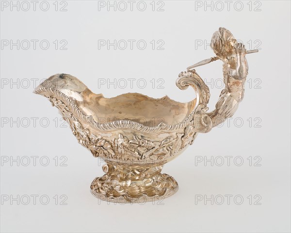 Sauceboat, 1745/46, Peter Archambo I, English, 1680-1768, London, England, London, Silver, H. 19.4 cm (7 5/8 in.)