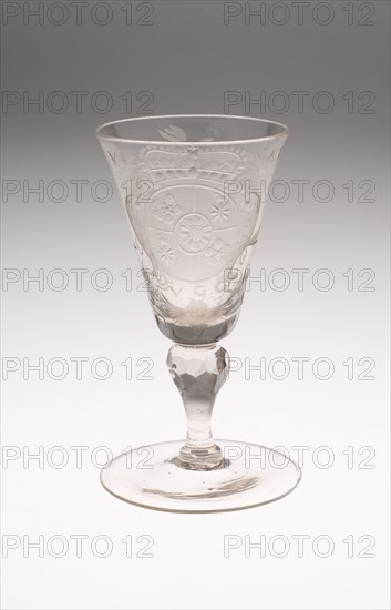 Goblet, 18th century, Europe, Europe, Glass, 13.7 × 7.8 cm (5 3/8 × 3 1/16 in.)