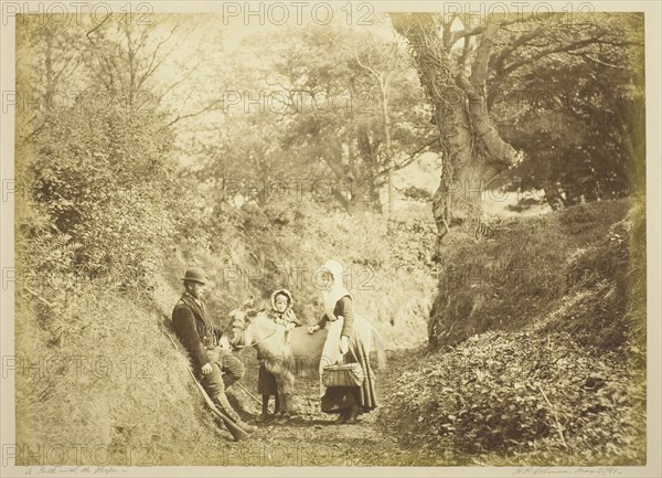 A Talk with the Keeper, May 25, 1881, Henry Peach Robinson, English, 1830–1901, England, Albumen print, 26.9 × 37.4 cm (image/paper), 36.4 × 51.8 cm (mount)