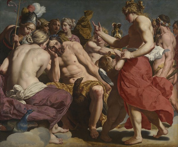 Jupiter Rebuked by Venus, c. 1612/13, Abraham Janssens, Flemish, c. 1575-1632, Flanders, Oil on canvas, 77 3/4 × 93 1/2 in. (197.5 × 237.5 cm)