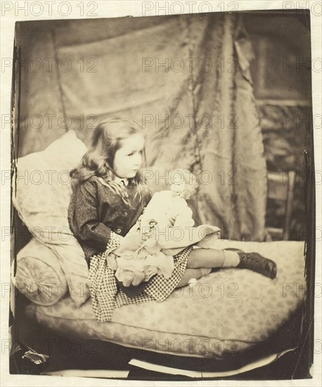 Margaret Frances Langton Clarke, September 1864, Lewis Carroll (Charles Lutwidge Dodgson), English, 1832–1898, England, Albumen print, 15.1 × 12.5 cm (image/paper), 21.4 × 18.7 cm (mount)