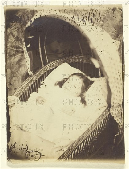 Untitled (possibly Alice Gertrude Langton Clarke), 1864, Lewis Carroll (Charles Lutwidge Dodgson), English, 1832–1898, England, Albumen print, 10.3 × 7.8 cm (image), 10.7 × 7.9 cm (paper)