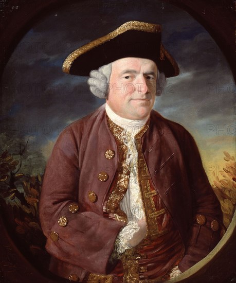 Portrait of a Man in a Tricorn Hat, 1767, John Russell, British, 1745-1806, England, Oil on canvas, 76 × 64 cm (29 7/8 × 25 3/16 in.)