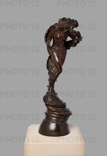Whirlwind, 1896, Jonathan Scott Hartley, American, 1845–1912, Cast by A.T. Lorme, New York, United States, Bronze, 77.5 × 22.2 cm (30 1/2 × 8 3/4 in.)