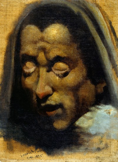 Head of a Damned Soul from Dante’s Inferno, (verso), 1770/78, Henry Fuseli, Swiss, active in England, 1741-1825, England, Oil on canvas, edges irregular, appro×. 40.6 × 29.8 cm (16 × 11 3/4 in.)