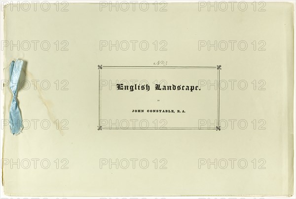 Various Subjects of Landscape Characteristic of English Landscape Scenery, 1830/32, David Lucas (English, 1802-1881), after John Constable (English, 1776-1837), England, Portfolio cover, 305 × 465 mm (volume)