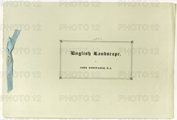 Various Subjects of Landscape Characteristic of English Landscape Scenery, 1830/32, David Lucas (English, 1802-1881), after John Constable (English, 1776-1837), England, Portfolio cover, 305 × 465 mm (volume)