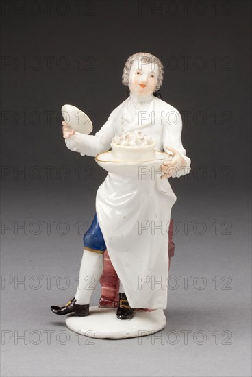 Figure of a Cook, 1740/55, Meissen Porcelain Manufactory, German, founded 1710, Meissen, Hard-paste porcelain and polychrome enamels, H. 14.9 cm (5 7/8 in.)