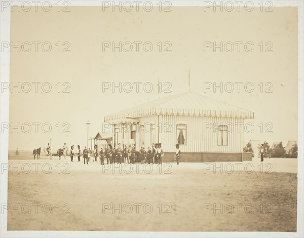 Untitled, 1857, Gustave Le Gray, French, 1820–1884, France, Albumen print, from the album "Souvenirs du Camp de Châlons