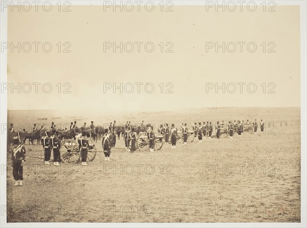 Untitled, 1857, Gustave Le Gray, French, 1820–1884, France, Albumen print, from the album "Souvenirs du Camp de Châlons