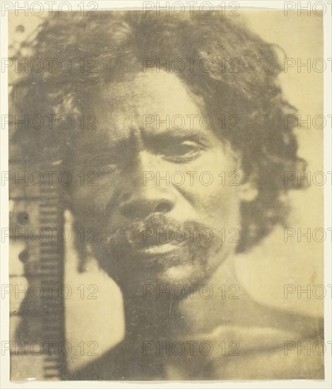 Kuruba Man, 1873, James Wilkinson Breeks, English, 1830–1872, England, Albumen silver print, 21.8 × 18.5 cm (image/paper)