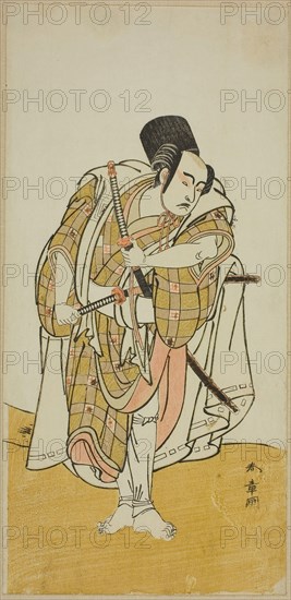 The Actor Ichikawa Yaozo II (?), late 18th century, Katsukawa Shunsho ?? ??, Japanese, 1726-1792, Japan, Color woodblock print, hosoban