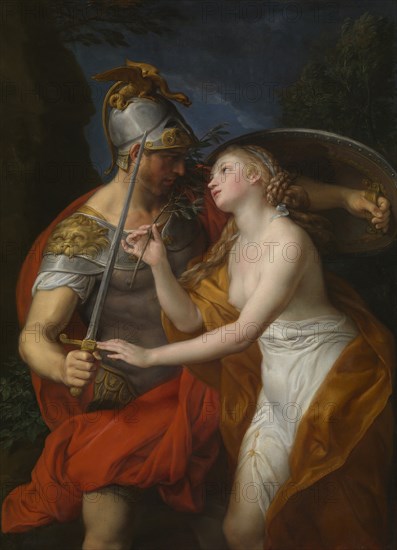 Allegory of Peace and War, 1776, Pompeo Girolamo Batoni, Italian, 1708-1787, Italy, Oil on canvas, 53 1/2 × 39 in. (136 × 99 cm)