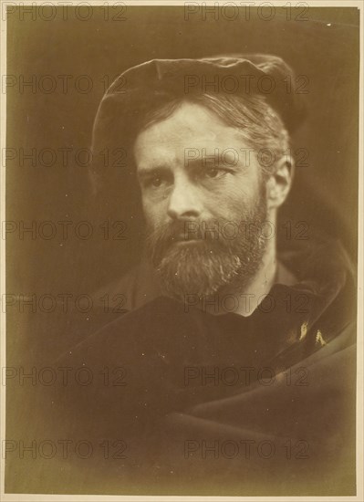 Clinton Parry, c. 1868, Julia Margaret Cameron, English, 1815–1879, England, Albumen print, 34.6 × 24.9 cm (image), 44.3 × 35.5 cm (mount)