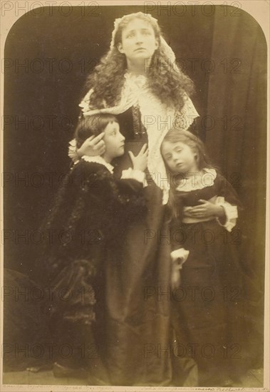 Queen Henrietta Maria, May 1874, Julia Margaret Cameron, English, 1815–1879, England, Albumen print, 33.5 × 23.2 cm (image/posted), 44.4 × 35.5 cm (mount)