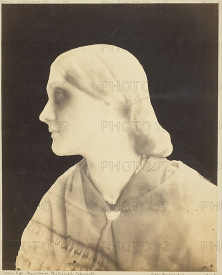 Julia Jackson, 1864, Julia Margaret Cameron, English, 1815–1879, England, Albumen print, 24.5 × 19.7 cm (image/paper), 41.9 × 31.6 cm (mount)