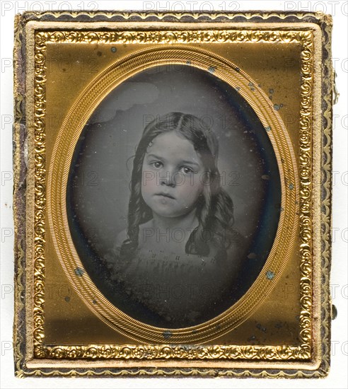 Untitled (Young Girl), 1839/99, 19th century, Unknown Place, Daguerreotype, 8.3 x 7 cm (plate), 9.3 x 8 x 1 cm (case)