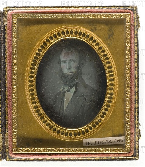 Untitled, 1839/99, W. Lucas, 19th century, Unknown Place, Ambrotype, 8.3 x 7 cm (plate), 9.4 x 8 x 1.5 cm (case)