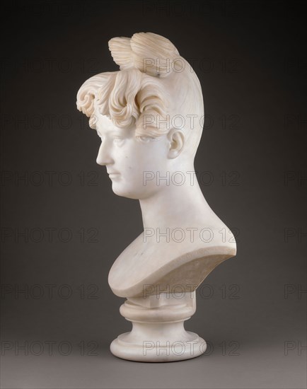 A Portrait of Mademoiselle Jubin, 1829, Pierre Jean David d’Angers, French, 1788-1856, France, Marble, H. 60 cm (23 5/8 in.)