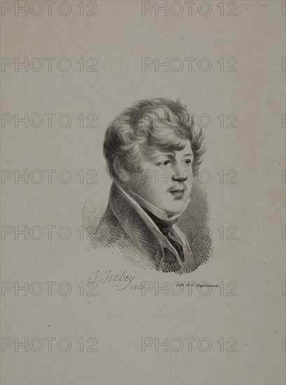 Eugène Isabey, 1880, Jean-Baptiste Isabey, French, 1767-1855, France, Lithograph on ivory wove paper, 125 × 81 mm (image), 282 × 194 mm (sheet)