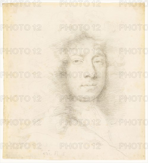 Self-Portrait, c. 1735, Jonathan Richardson, the elder, British, 1665-1745, United Kingdom, Graphite on vellum, 136 x 107 mm