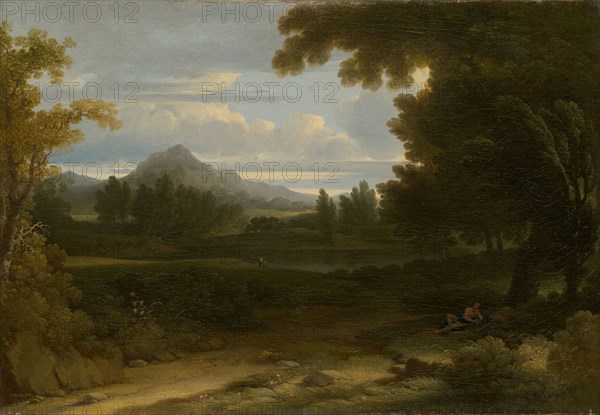 Solitude, 1818, Joshua Shaw, American, born England, c. 1777–1860, United States, Oil on canvas, 54.5 × 78.7 cm (21 1/2 × 31 in.)