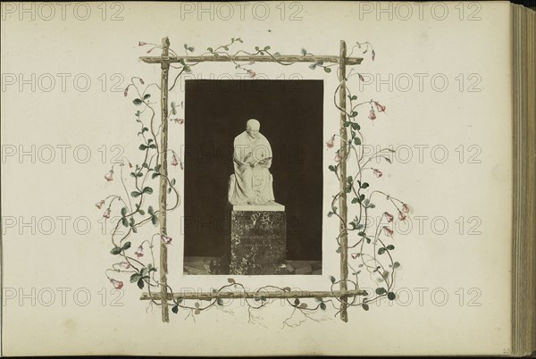 The Madame B Album, 1870s, Marie-Blanche-Hennelle Fournier, French, 1831–1906, France, Albumen print with watercolor (in album), 29.2 × 41.9 cm