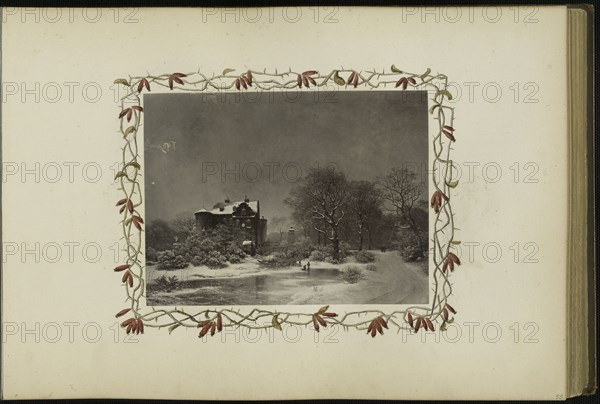 The Madame B Album, 1870s, Marie-Blanche-Hennelle Fournier, French, 1831–1906, France, Albumen print with watercolor (in album), 29.2 × 41.9 cm