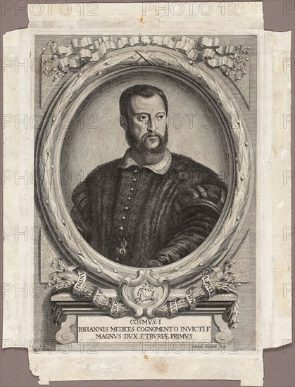 Garzia de’ Medici, 1666, published 1761, Adriaen Haelwegh (Dutch, born 1637), published by Giuseppe Allegrini, Florence, 1761, Holland, Engraving on ivory laid paper, 351 x 250 mm (plate), 416 x 324 mm (sheet)