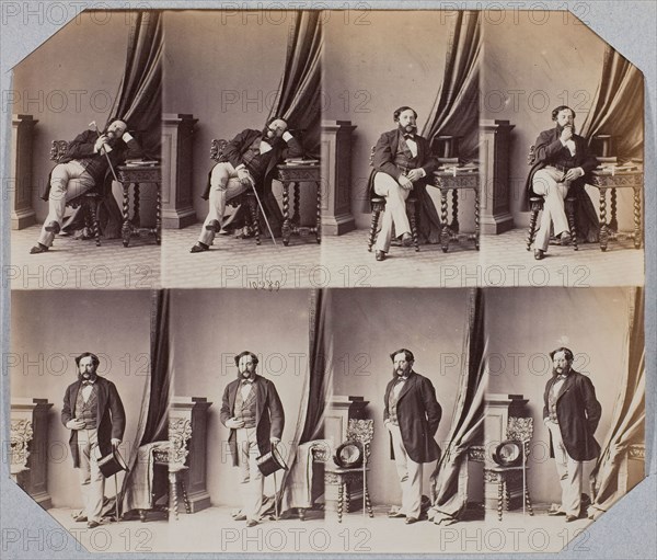 Napoléon Coste, 1859, André-Adolphe-Eugène Disdéri, French, 1819–1889, France, Albumen print, 20 × 23.3 cm (image/paper)