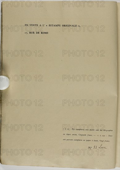 Mazas, 1894, Maximilien Luce (French, 1858-1941), written by Jule Valles (French, 1832-1885), published by l’estampe originale, France, Book containing text and ten lithographs on buff wove paper, 360 × 295 mm