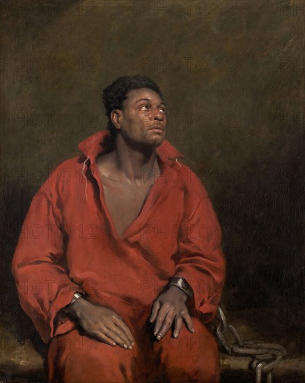 The Captive Slave, 1827, John Philip Simpson, English, 1782–1847, Oil on canvas, 127 × 101.5 cm (50 × 40 in.)