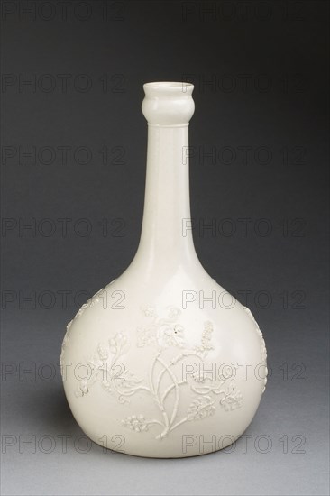 Juglet, 1750/59, Staffordshire, England, Staffordshire, Salt-glazed stoneware, 21 x 9.5 x 9.5 cm (8 1/4 x 4 3/4 x 4 3/4 in.)