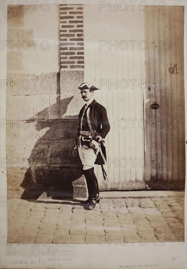 Prince Moskova at Chalons, 1857, Gustave Le Gray, French, 1820–1884, France, Albumen print, 29.7 × 22 cm (image/paper), 34.4 × 24.8 cm (mount)
