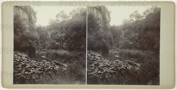 Untitled (Miller’s Dale), 1860s, Derbyshire, Albumen print, stereo, 8.1 × 7.5 cm (each image), 8.9 × 17.9 cm (card)