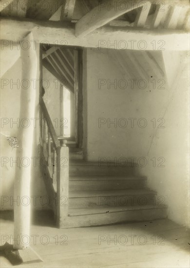 Kelmscott Manor: In the Attics (No.2), 1896, Frederick H. Evans, English, 1853–1943, England, Lantern slide, 8.2 × 8.2 cm