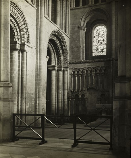Ely Cathedral: Southwest Transept, 1891, Frederick H. Evans, English, 1853–1943, England, Lantern slide, 8.2 × 8.2 cm