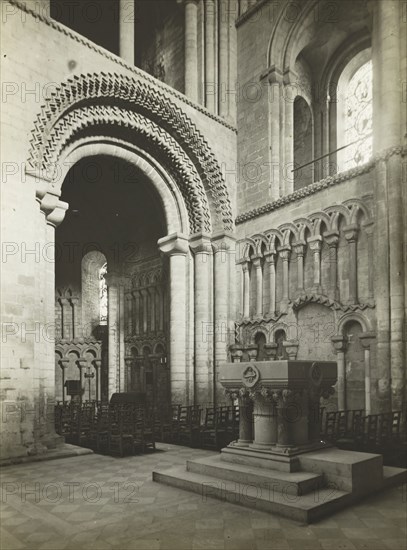 Ely Cathedral: St. Catherine’s Chapel, Southwest Transept, 1891, Frederick H. Evans, English, 1853–1943, England, Lantern slide, 8.2 × 8.2 cm