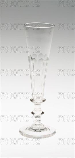 Flute, c. 1850, England, Glass, 19.1 cm (7 1/2 in.)